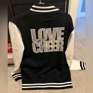 Black and White Love Cheer Jacket